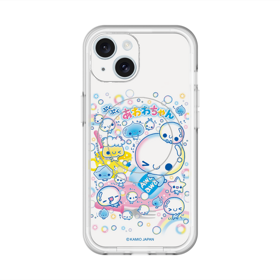 スリムプロテクションプレミアムケース with MagSafe［ ぷくぷくあわわちゃん - あわあわ ］