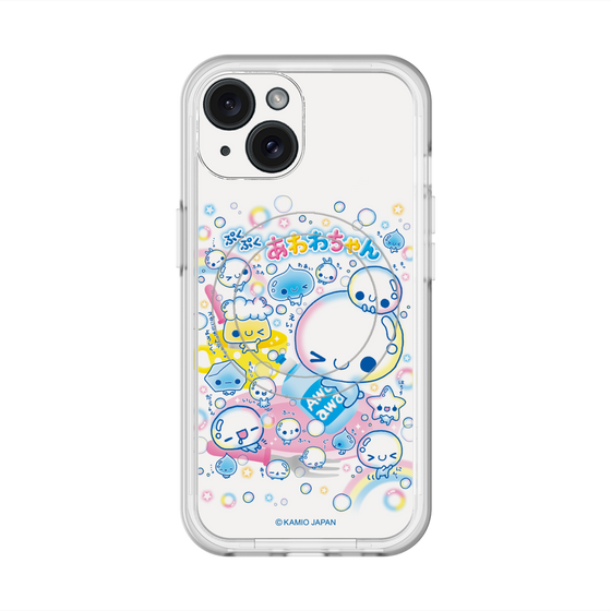 スリムプロテクションプレミアムケース with MagSafe［ ぷくぷくあわわちゃん - あわあわ ］