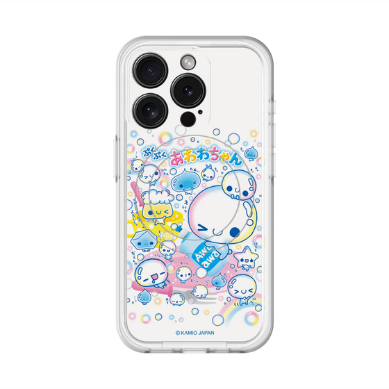 スリムプロテクションプレミアムケース with MagSafe［ ぷくぷくあわわちゃん - あわあわ ］