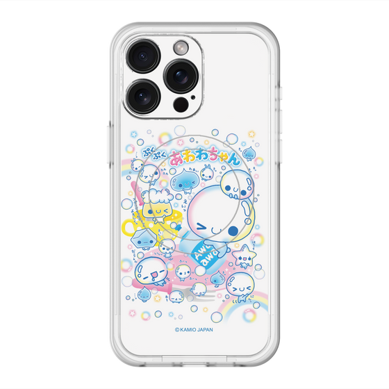 スリムプロテクションプレミアムケース with MagSafe［ ぷくぷくあわわちゃん - あわあわ ］