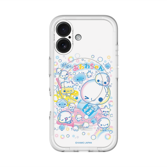 スリムプロテクションプレミアムケース with MagSafe［ ぷくぷくあわわちゃん - あわあわ ］