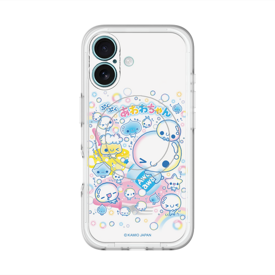 スリムプロテクションプレミアムケース with MagSafe［ ぷくぷくあわわちゃん - あわあわ ］