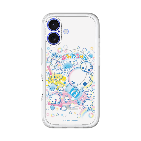 スリムプロテクションプレミアムケース with MagSafe［ ぷくぷくあわわちゃん - あわあわ ］