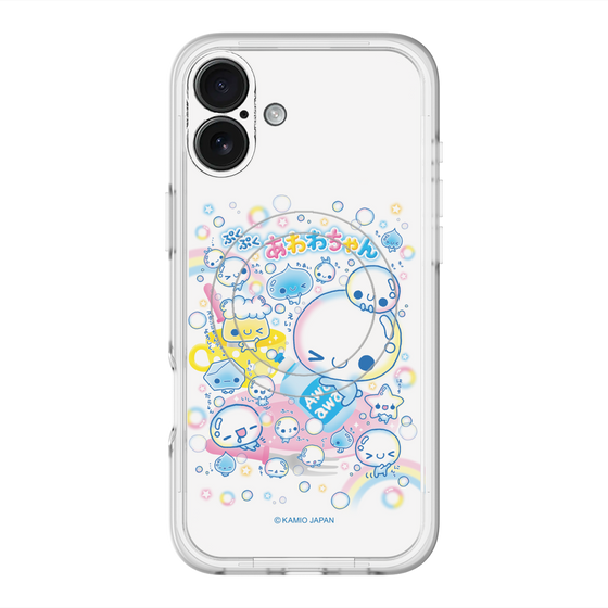 スリムプロテクションプレミアムケース with MagSafe［ ぷくぷくあわわちゃん - あわあわ ］