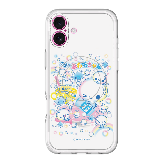 スリムプロテクションプレミアムケース with MagSafe［ ぷくぷくあわわちゃん - あわあわ ］