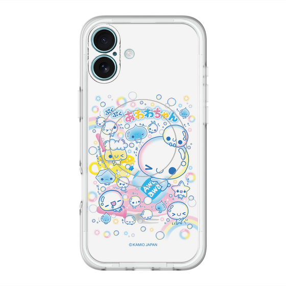 スリムプロテクションプレミアムケース with MagSafe［ ぷくぷくあわわちゃん - あわあわ ］