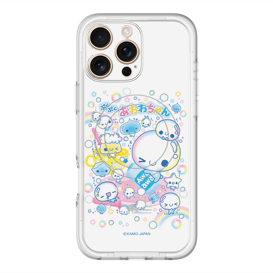 スリムプロテクションプレミアムケース with MagSafe［ ぷくぷくあわわちゃん - あわあわ ］