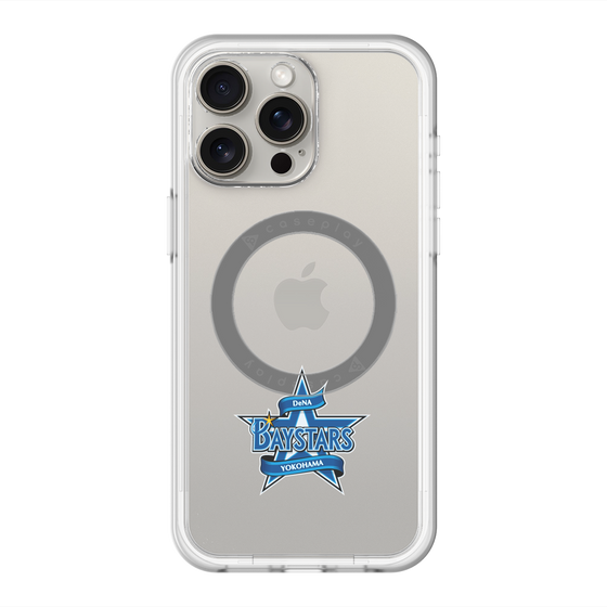 スリムプロテクションプレミアムケース with MagSafe［ 横浜DeNAベイスターズ - プライマリーマーク - クリア ］