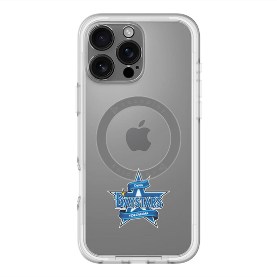 スリムプロテクションプレミアムケース with MagSafe［ 横浜DeNAベイスターズ - プライマリーマーク - クリア ］