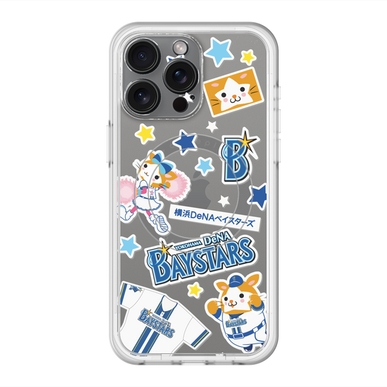 スリムプロテクションプレミアムケース with MagSafe［ 横浜DeNAベイスターズ - ステッカー ］