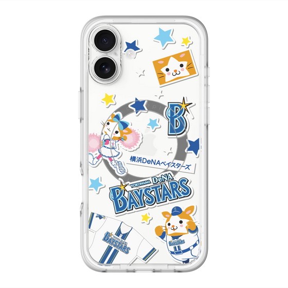 スリムプロテクションプレミアムケース with MagSafe［ 横浜DeNAベイスターズ - ステッカー ］