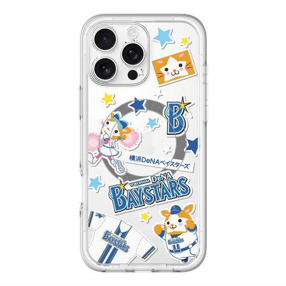スリムプロテクションプレミアムケース with MagSafe［ 横浜DeNAベイスターズ - ステッカー ］