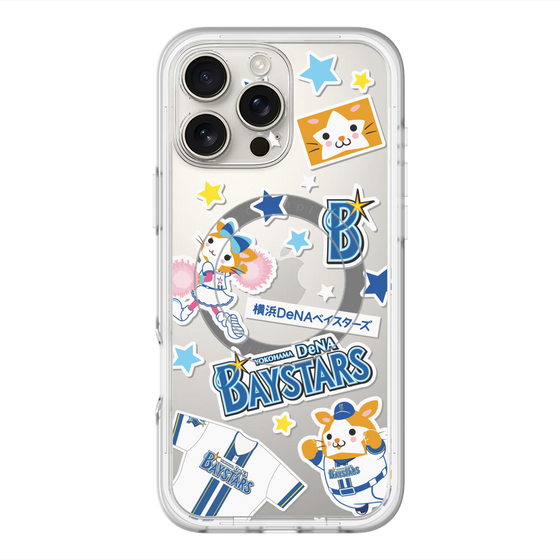 スリムプロテクションプレミアムケース with MagSafe［ 横浜DeNAベイスターズ - ステッカー ］