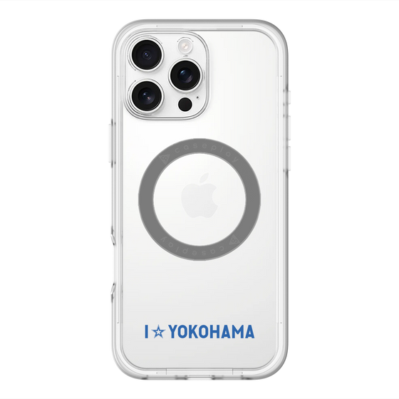 スリムプロテクションプレミアムケース with MagSafe［ 横浜DeNAベイスターズ - I ☆ YOKOHAMA ］