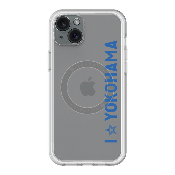 スリムプロテクションプレミアムケース with MagSafe［ 横浜DeNAベイスターズ - I ☆ YOKOHAMA - 縦 ］