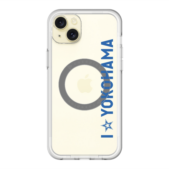 スリムプロテクションプレミアムケース with MagSafe［ 横浜DeNAベイスターズ - I ☆ YOKOHAMA - 縦 ］