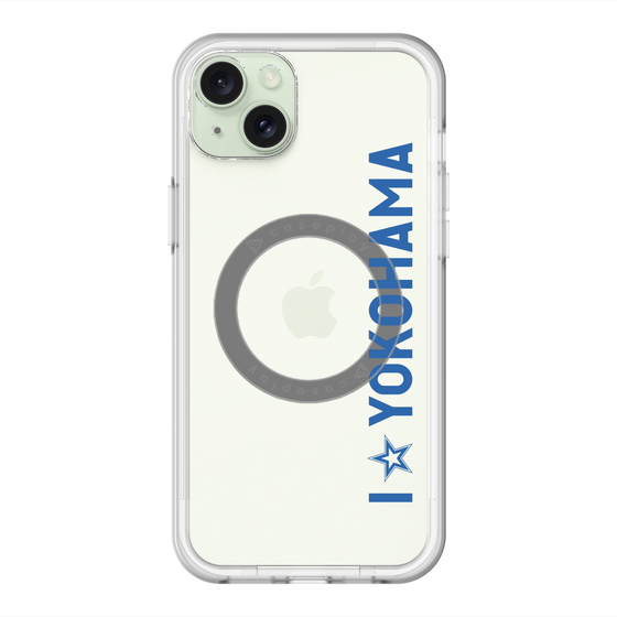 スリムプロテクションプレミアムケース with MagSafe［ 横浜DeNAベイスターズ - I ☆ YOKOHAMA - 縦 ］