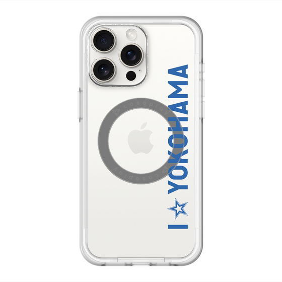スリムプロテクションプレミアムケース with MagSafe［ 横浜DeNAベイスターズ - I ☆ YOKOHAMA - 縦 ］