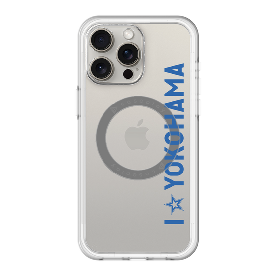 スリムプロテクションプレミアムケース with MagSafe［ 横浜DeNAベイスターズ - I ☆ YOKOHAMA - 縦 ］