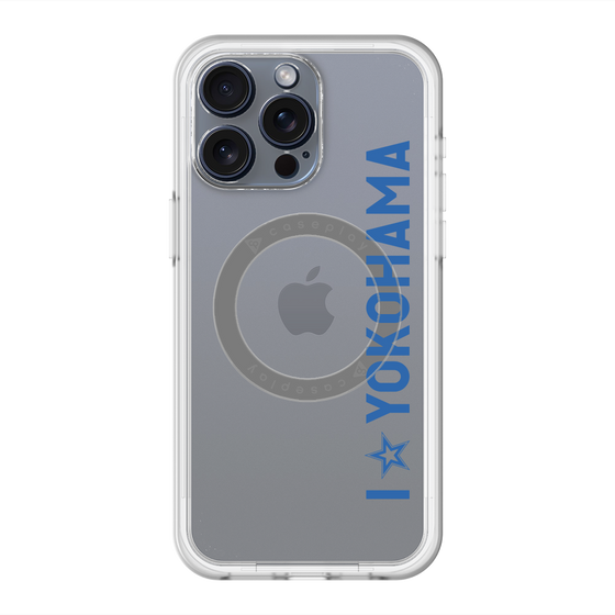 スリムプロテクションプレミアムケース with MagSafe［ 横浜DeNAベイスターズ - I ☆ YOKOHAMA - 縦 ］