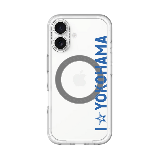 スリムプロテクションプレミアムケース with MagSafe［ 横浜DeNAベイスターズ - I ☆ YOKOHAMA - 縦 ］