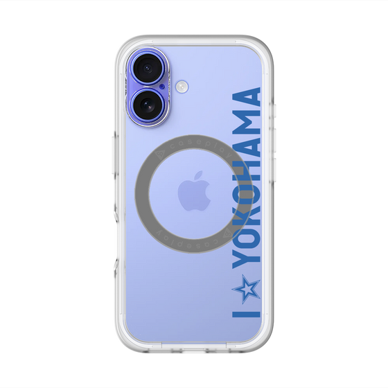 スリムプロテクションプレミアムケース with MagSafe［ 横浜DeNAベイスターズ - I ☆ YOKOHAMA - 縦 ］