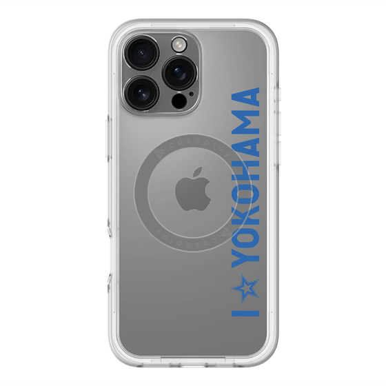スリムプロテクションプレミアムケース with MagSafe［ 横浜DeNAベイスターズ - I ☆ YOKOHAMA - 縦 ］