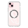 スリムプロテクションプレミアムケース with MagSafe［ LATENCY - Circle logo - Clear ］