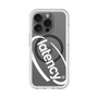 スリムプロテクションプレミアムケース with MagSafe［ LATENCY - Circle logo - Clear ］