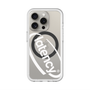 スリムプロテクションプレミアムケース with MagSafe［ LATENCY - Circle logo - Clear ］