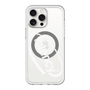 スリムプロテクションプレミアムケース with MagSafe［ LATENCY - Circle logo - Clear ］