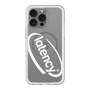 スリムプロテクションプレミアムケース with MagSafe［ LATENCY - Circle logo - Clear ］