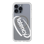 スリムプロテクションプレミアムケース with MagSafe［ LATENCY - Circle logo - Clear ］