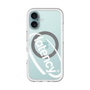 スリムプロテクションプレミアムケース with MagSafe［ LATENCY - Circle logo - Clear ］