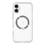 スリムプロテクションプレミアムケース with MagSafe［ LATENCY - Circle logo - Clear ］