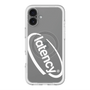 スリムプロテクションプレミアムケース with MagSafe［ LATENCY - Circle logo - Clear ］