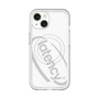 スリムプロテクションプレミアムケース with MagSafe［ LATENCY - Circle logo - White ］