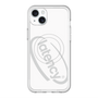 スリムプロテクションプレミアムケース with MagSafe［ LATENCY - Circle logo - White ］