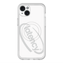 スリムプロテクションプレミアムケース with MagSafe［ LATENCY - Circle logo - White ］