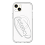 スリムプロテクションプレミアムケース with MagSafe［ LATENCY - Circle logo - White ］