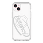スリムプロテクションプレミアムケース with MagSafe［ LATENCY - Circle logo - White ］