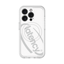 スリムプロテクションプレミアムケース with MagSafe［ LATENCY - Circle logo - White ］