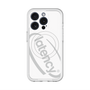 スリムプロテクションプレミアムケース with MagSafe［ LATENCY - Circle logo - White ］