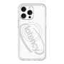 スリムプロテクションプレミアムケース with MagSafe［ LATENCY - Circle logo - White ］