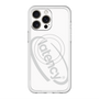 スリムプロテクションプレミアムケース with MagSafe［ LATENCY - Circle logo - White ］