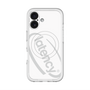 スリムプロテクションプレミアムケース with MagSafe［ LATENCY - Circle logo - White ］