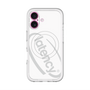 スリムプロテクションプレミアムケース with MagSafe［ LATENCY - Circle logo - White ］