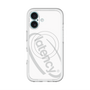 スリムプロテクションプレミアムケース with MagSafe［ LATENCY - Circle logo - White ］