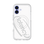 スリムプロテクションプレミアムケース with MagSafe［ LATENCY - Circle logo - White ］