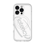 スリムプロテクションプレミアムケース with MagSafe［ LATENCY - Circle logo - White ］